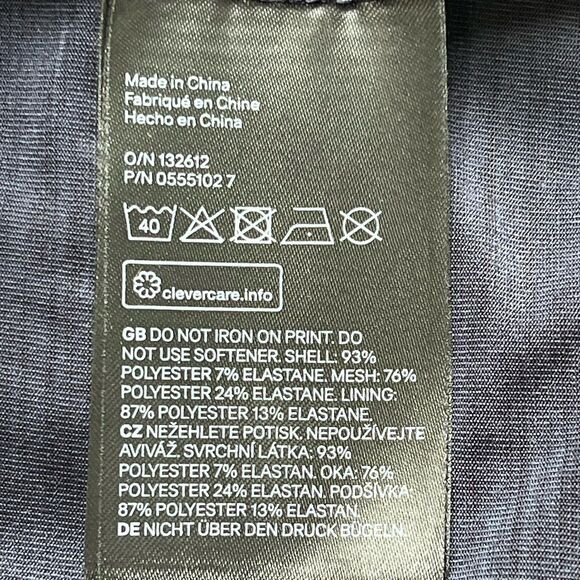 H&M Sport Womens Athletic Stretch Tank Top With Built In Sport Bra Size M - Picture 5 of 6